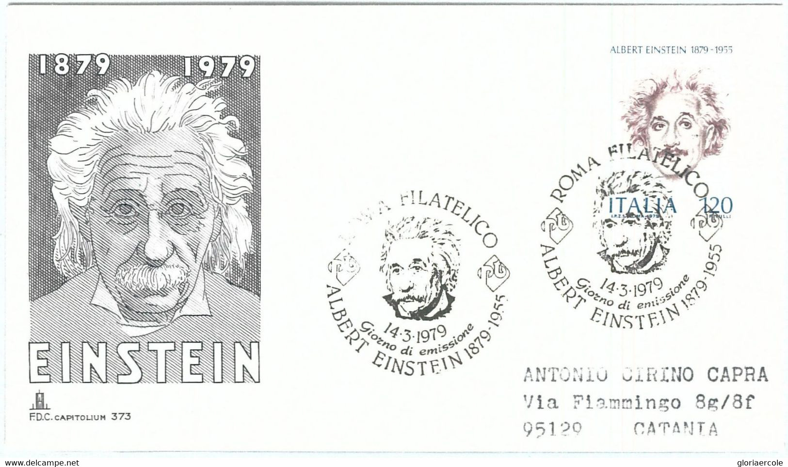 73660 - ITALY  - Postal History -   FDC Cover 1979 - EINSTEIN - Albert Einstein