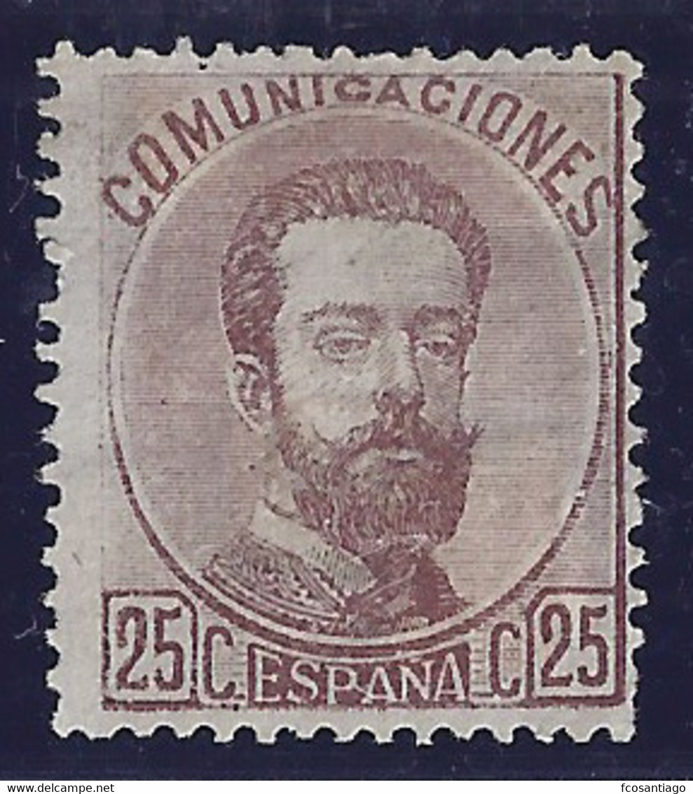 ESPAÑA 1872 - Edifil #124 - MLH * - Unused Stamps