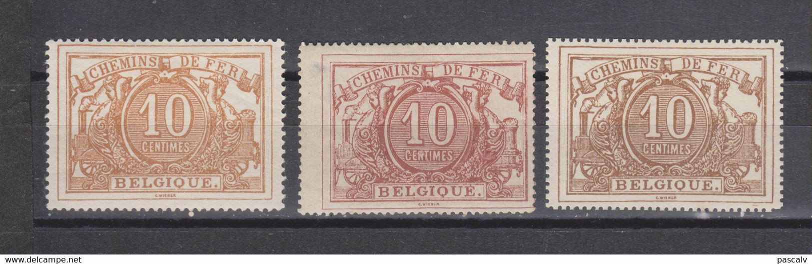 COB 7 - 7a - 7b * Neuf Avec Charnière Cote 125€ - Neufs