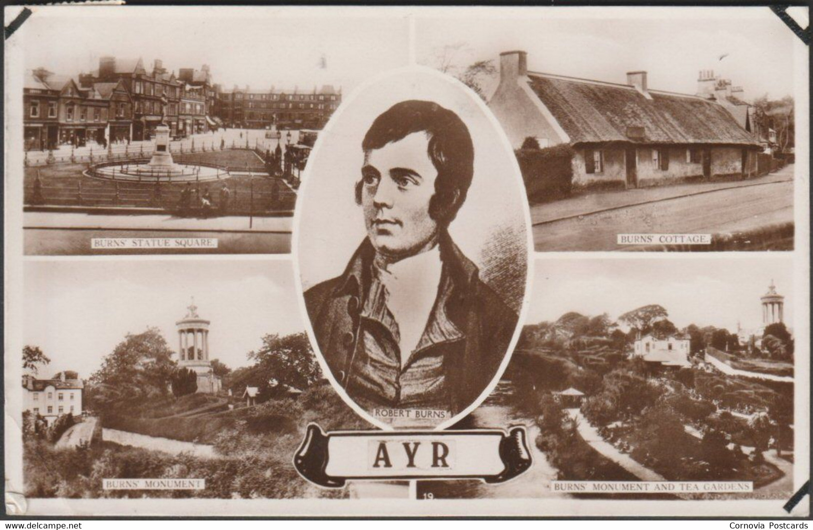 Multiview, Ayr, Ayrshire, 1948 - RP Postcard - Ayrshire