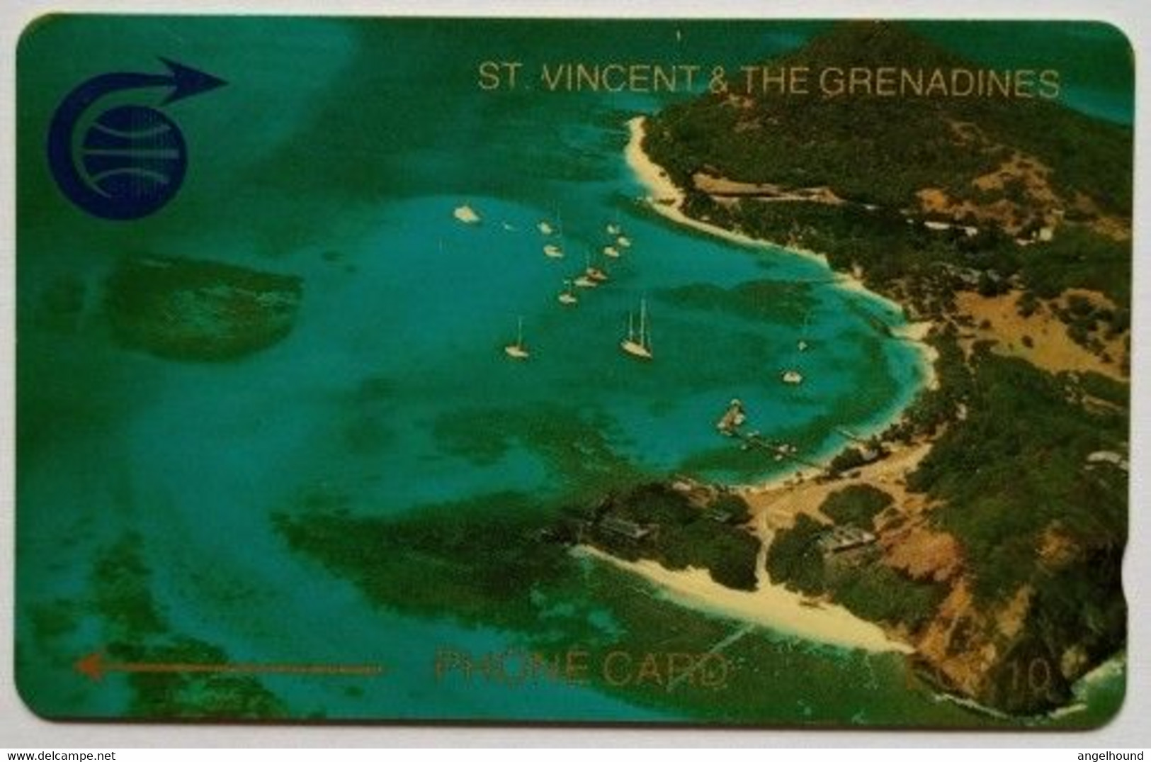 St. Vincent And Grenadines  2CSVB  EC$10  " Admiralty Bay  ( Small Notch ) " - St. Vincent & The Grenadines
