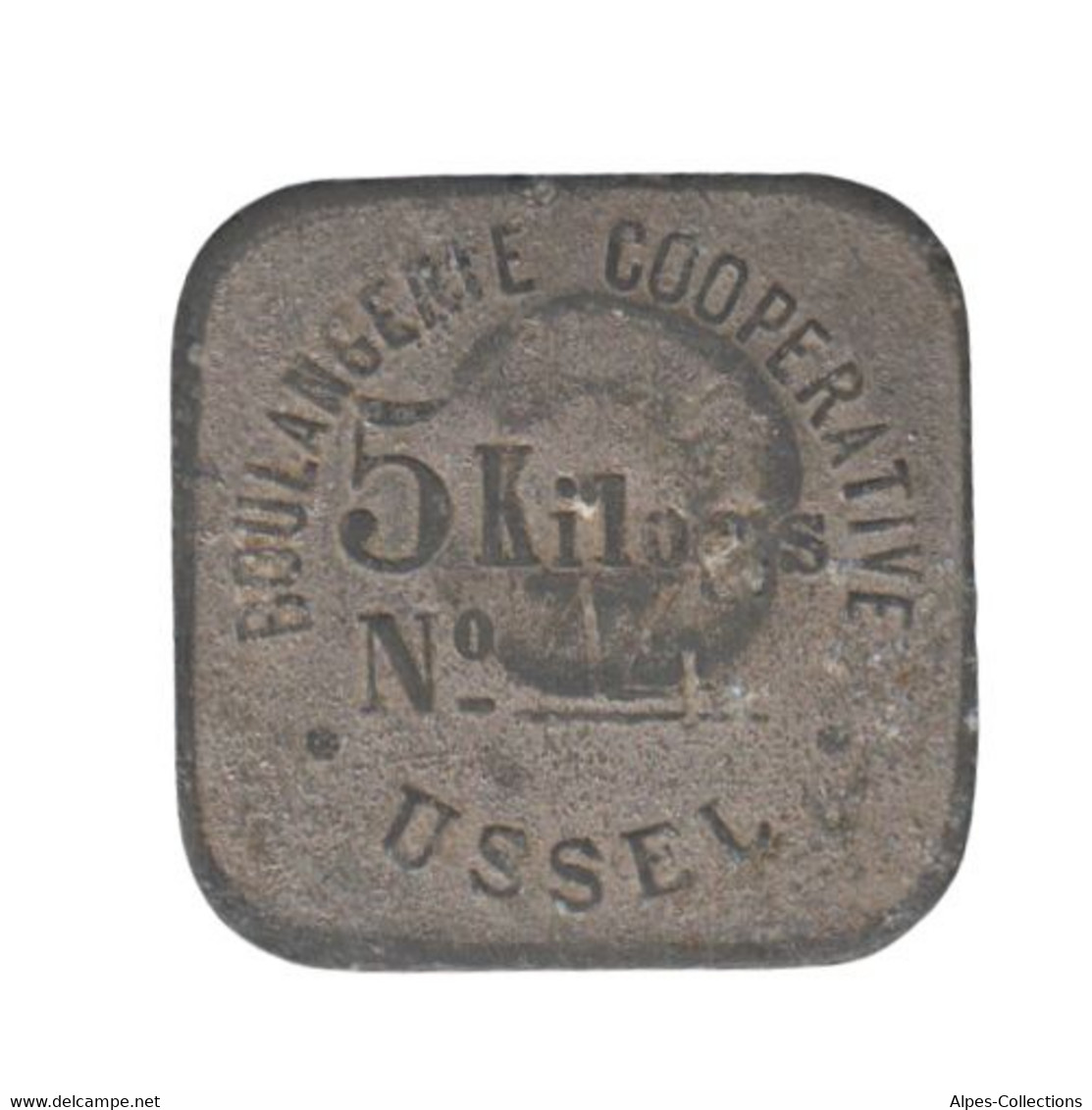 USSEL - 01.06 - Monnaie De Nécessité - 5 Kg De Pain - Boulangerie Coopérative - Monetary / Of Necessity