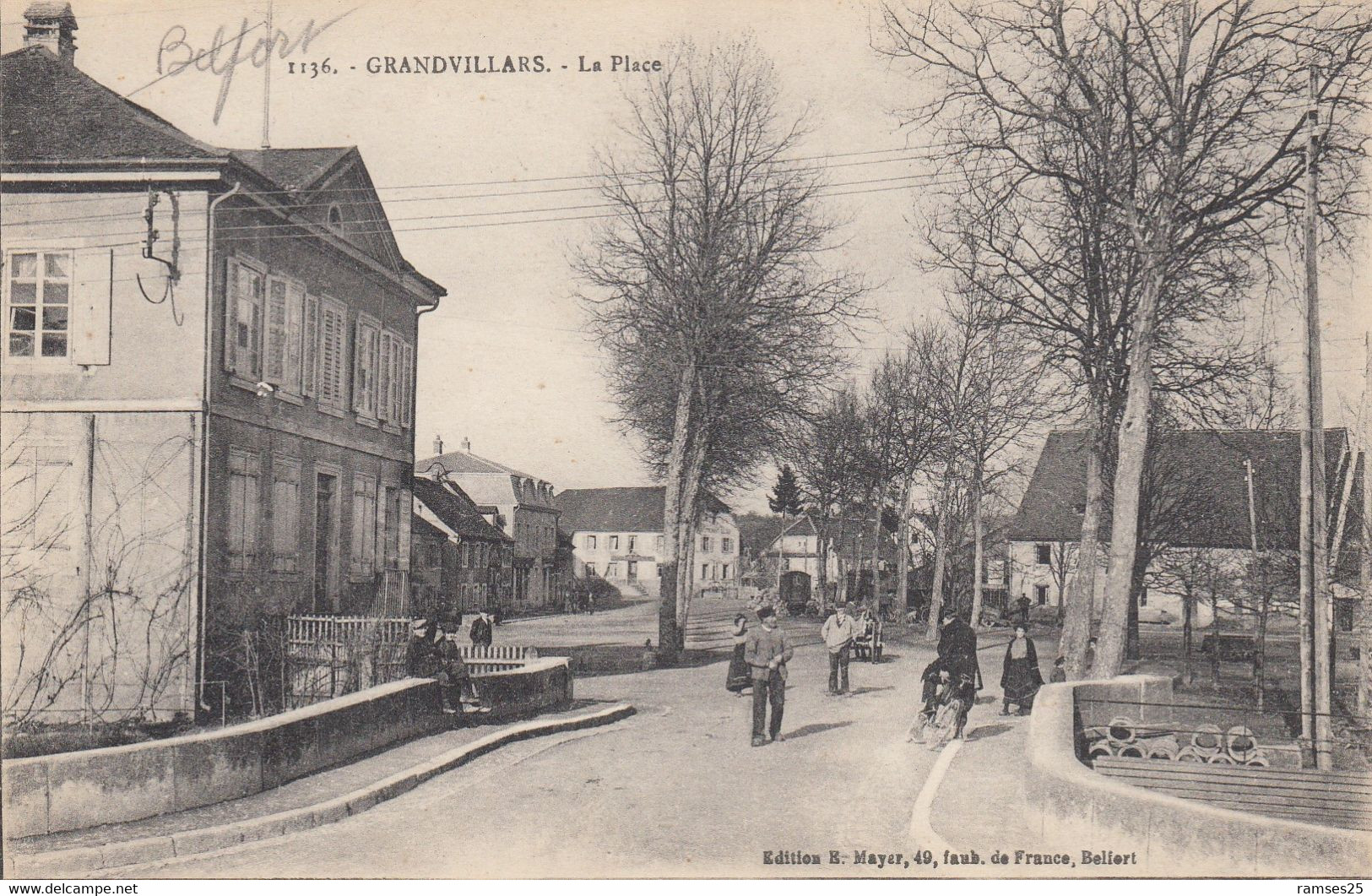 (T.de Belfort)  CPA  Grandvillars La Place - Grandvillars