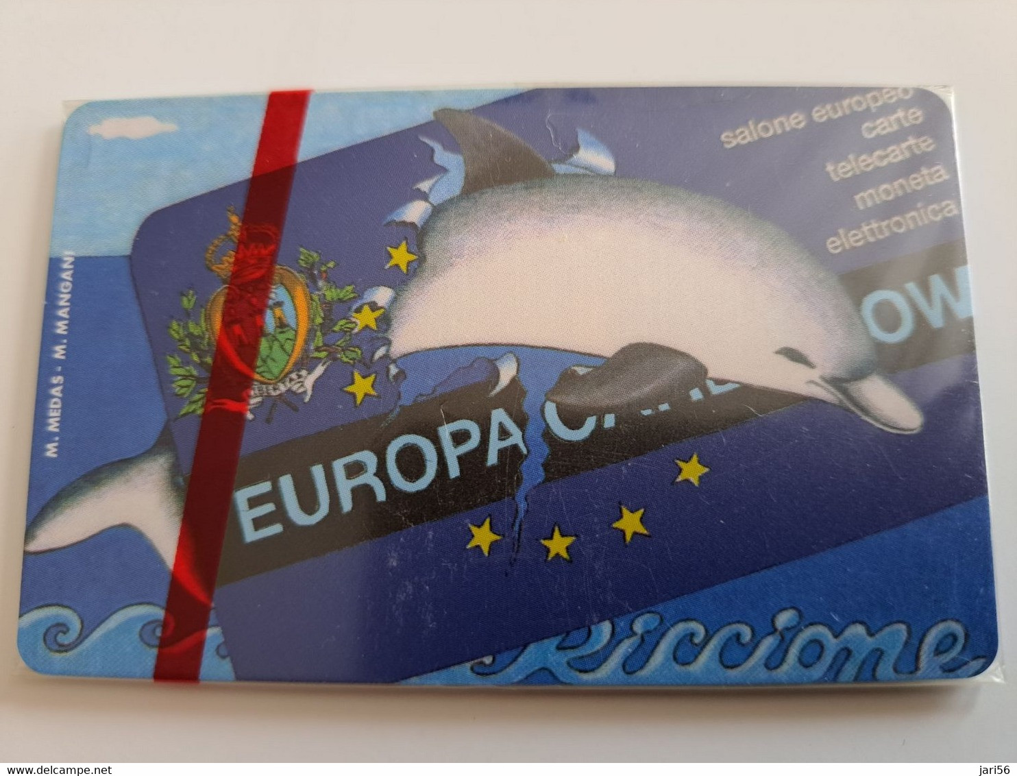 SAN MARINO CHIPCARD  L 10.000 /  EUROPA CARD SHOW / DOLPHIN /  MINT IN WRAPPER**   ** 10223 ** - San Marino