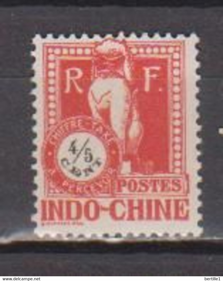 INDOCHINE       N° YVERT  :  TAXE 32  NEUF AVEC CHARNIERES  ( CHAR 4/ 26 ) - Postage Due