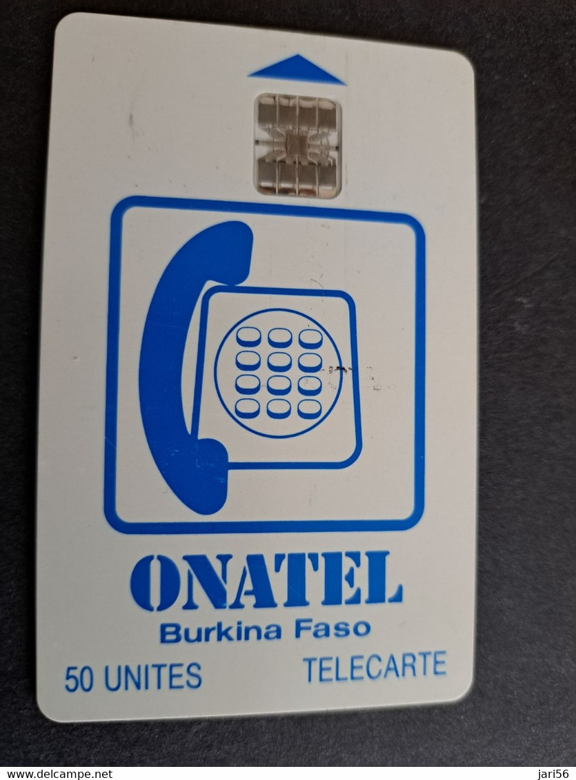 BURKINA FASO/CHIP    TELECARTE PHONECARD  /ONATEL /50 UNITS BLUE     USED CARD  ** 10228** - Burkina Faso