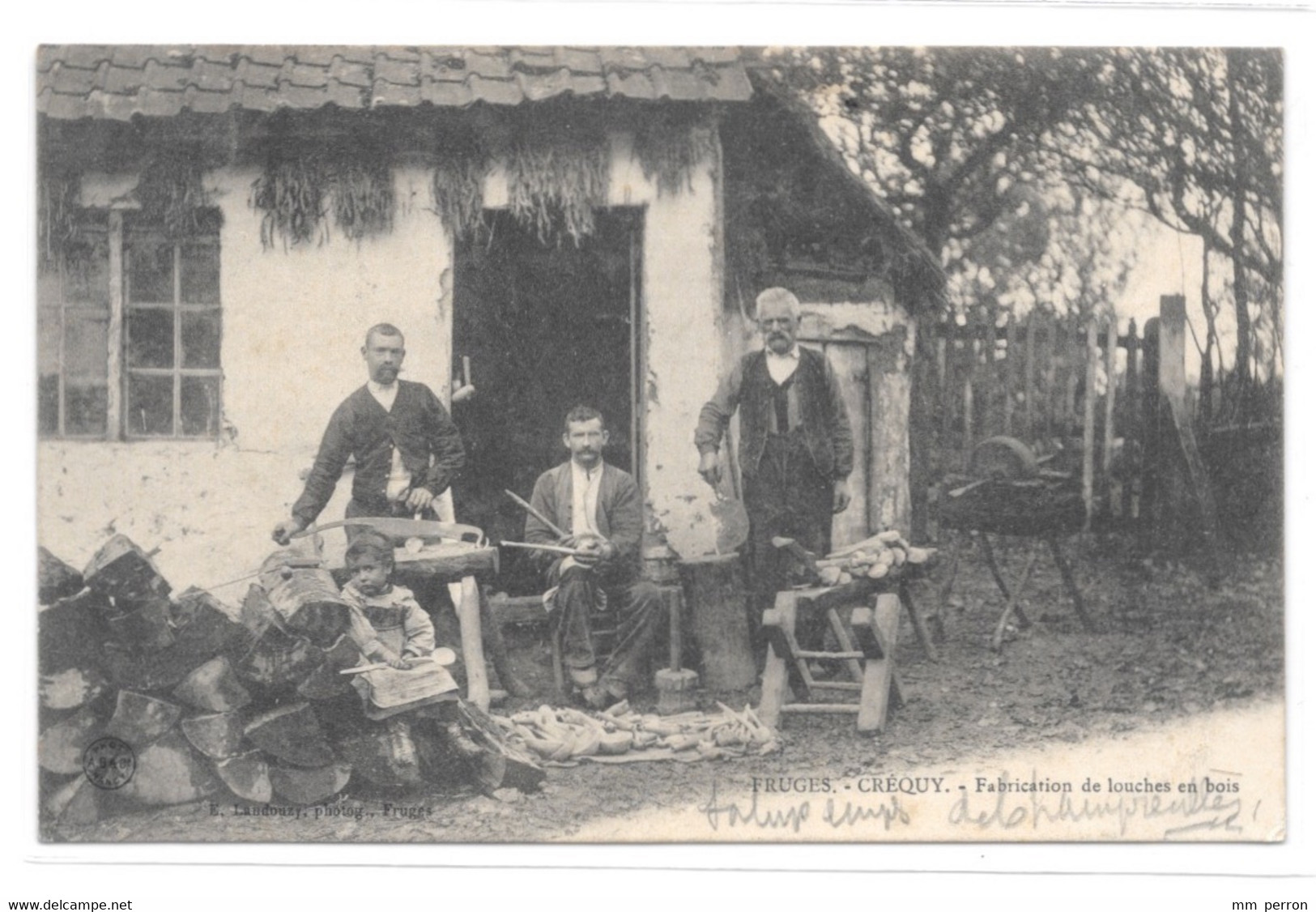 (32733-62) Fruges - Créquy - Fabrication De Louches En Bois - Fruges