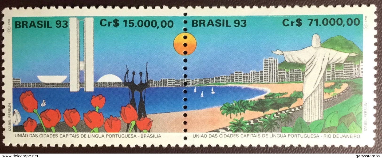 Brazil 1993 Union Of Portuguese Speaking Cities MNH - Other & Unclassified