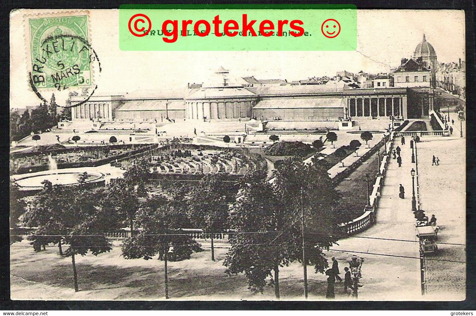 BRUXELLES Jardin Botanique ± 1903 - Bossen, Parken, Tuinen