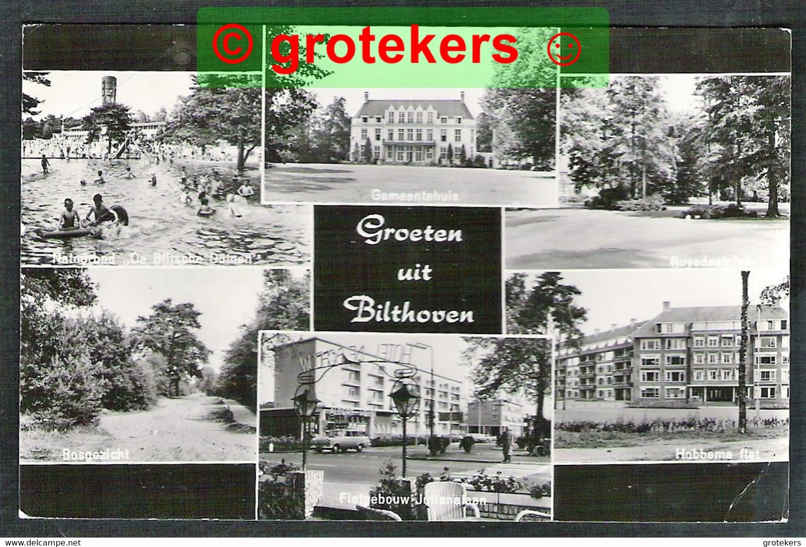 BILTHOVEN Groeten Uit 6-luik 1967 - Bilthoven