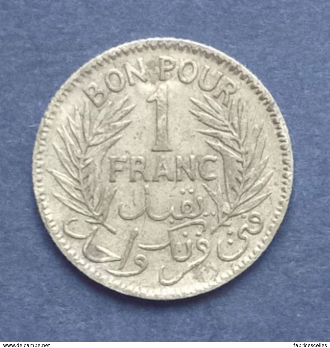 Tunisie - Pièce "Bon Pour 1 Franc" 1941 - Tunesien