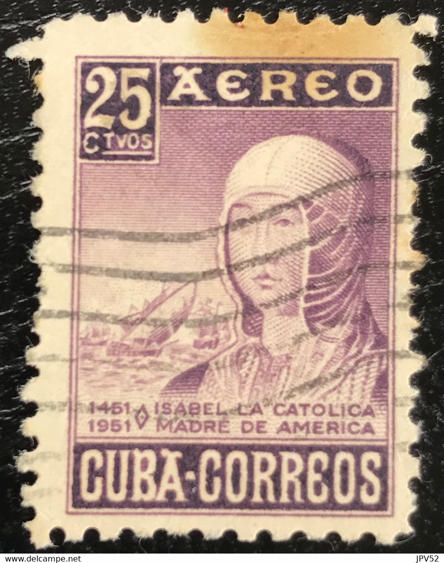 Cuba - C10/21 - (°)used - 1952 - Michel 306 - Geboortedag Van Isabella - Gebraucht