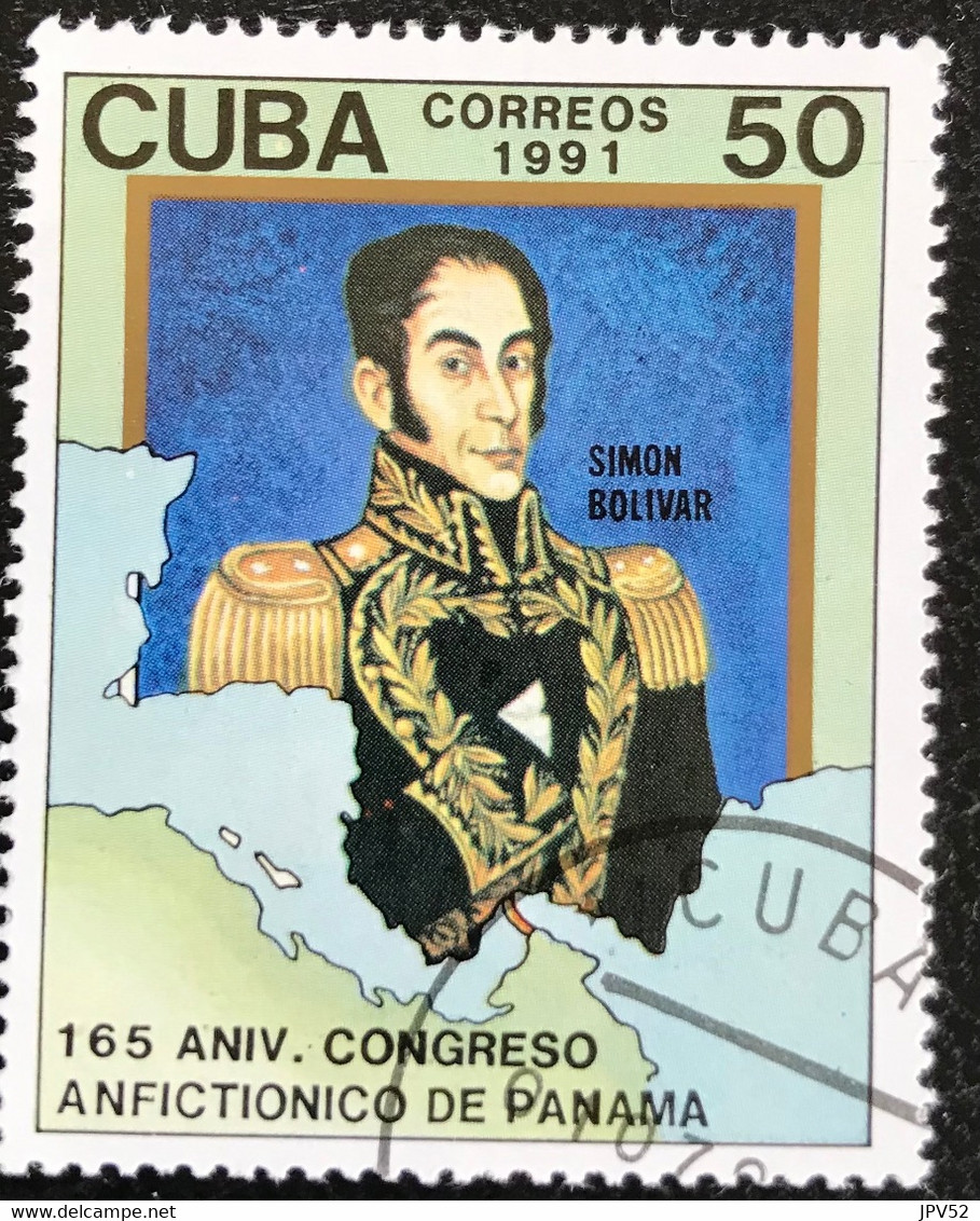 Cuba - C10/21 - (°)used - 1991 - Michel 3486 - Panamerikaans Congres - Gebruikt