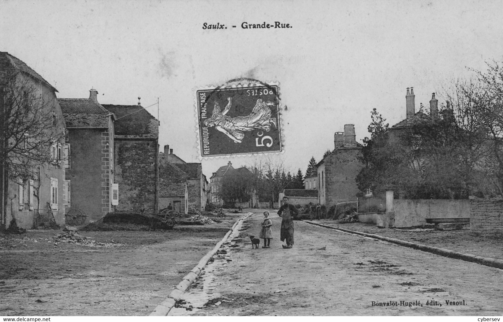 SAULX - Grande Rue - Animé - Saulx