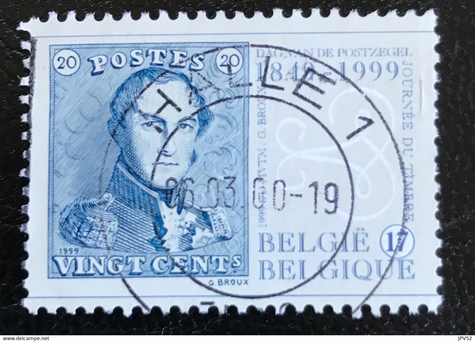 België - Belgique - C10/23 - (°)used - 1999 - Michel 2870 - Koning Leopold I - HALLE - Usados