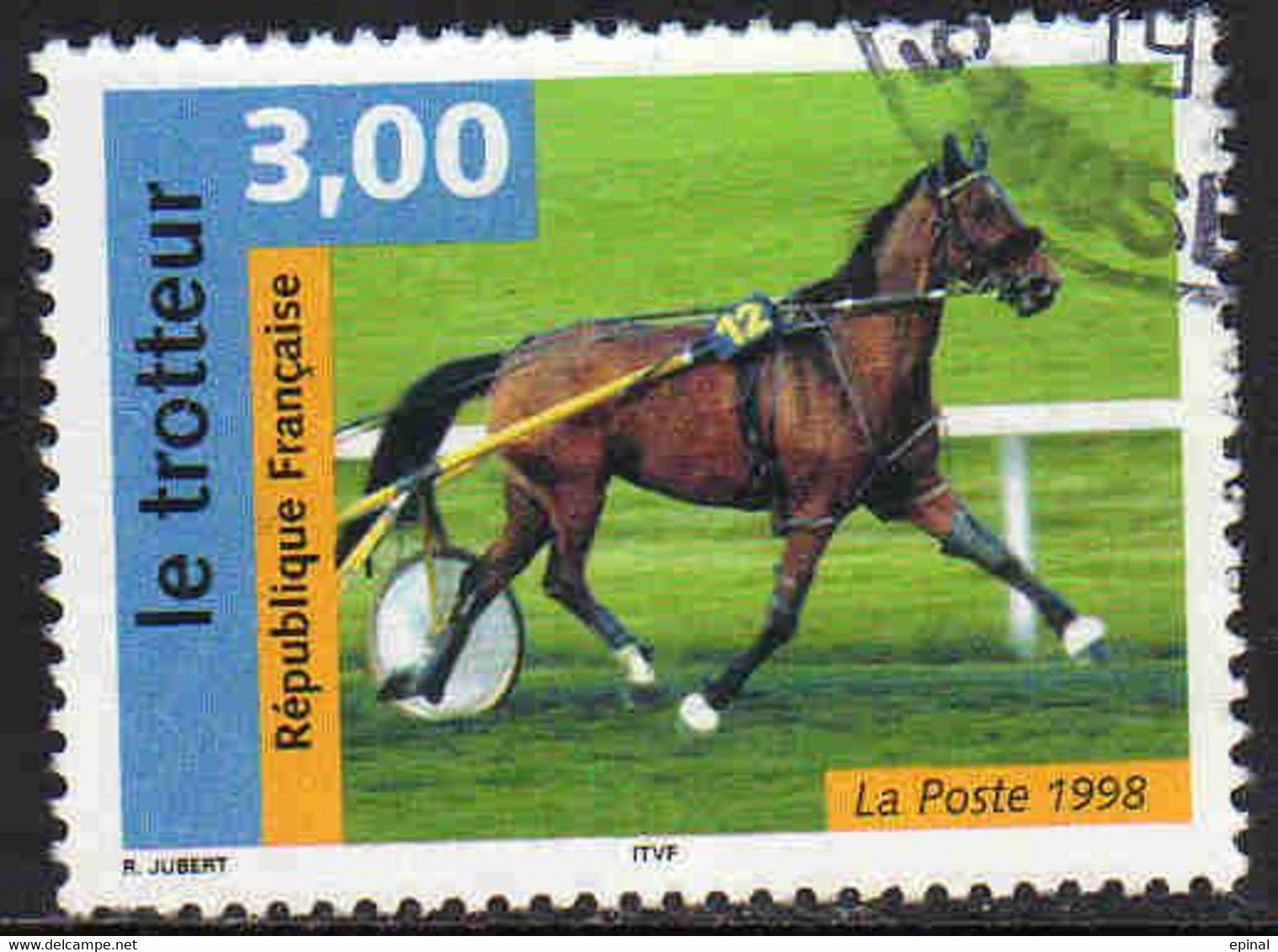 FRANCE : N° 3183 Oblitéré (Chevaux : Le Trotteur) - PRIX FIXE - - Usati