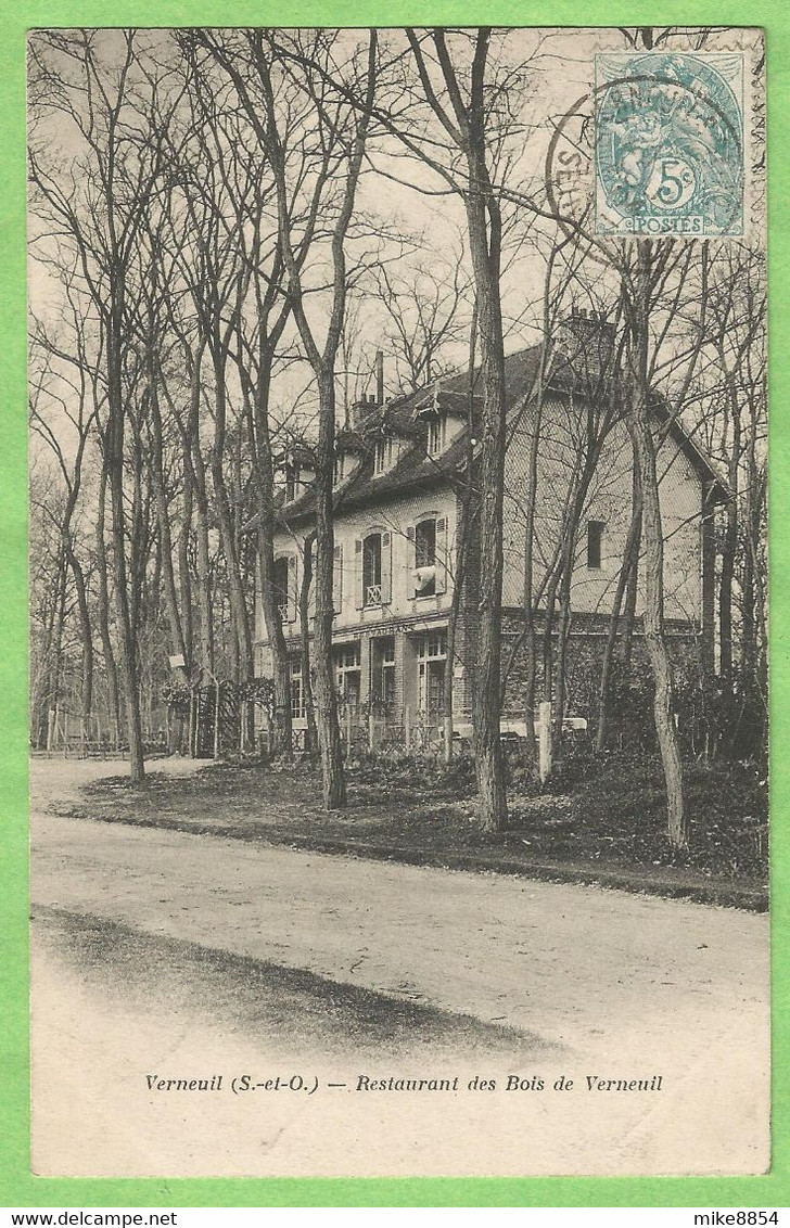 A185  CPA  VERNEUIL Sur SEINE    (Seine Et Oise)  Restaurant Des Bois De Verneuil   ++++++ - Verneuil Sur Seine