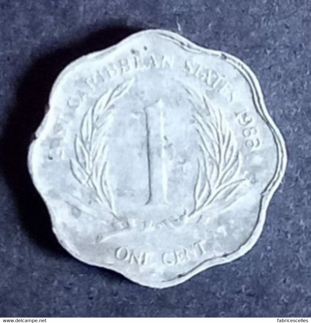 États Des Caraïbes Orientales - 1 Cent 1983 - Caraïbes Orientales (Etats Des)