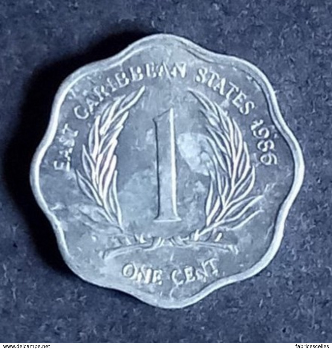 États Des Caraïbes Orientales - 1 Cent 1986 - Caraïbes Orientales (Etats Des)