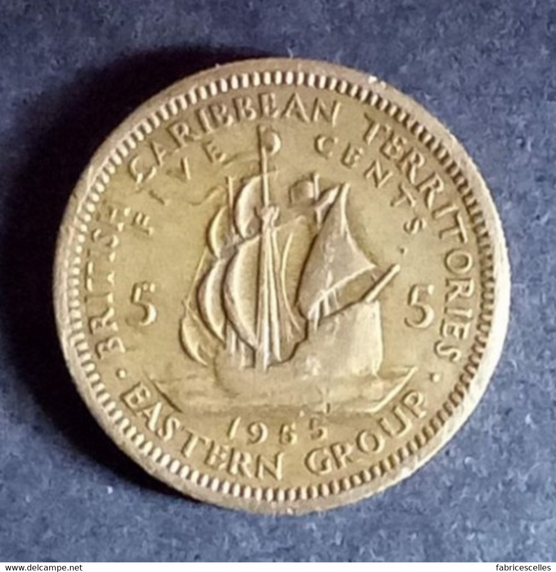 Territoires Britanniques Des Caraïbes - 5 Cents 1955 - Britse Caribische Gebieden