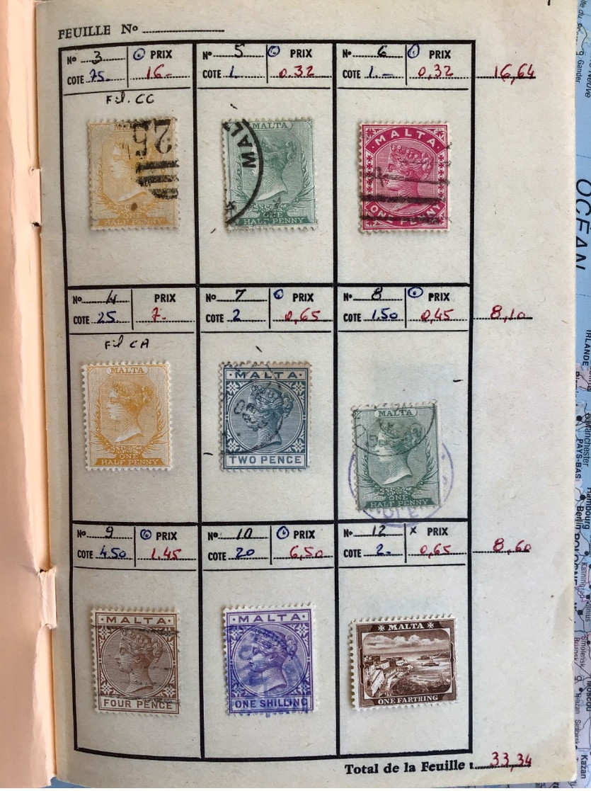 16 CARNETS ANCIENS DE CIRCULATION TOUS PAYS DONT FRANCE COLONIES - Unclassified