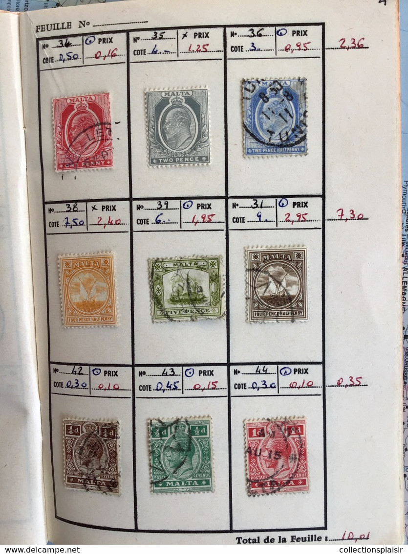 16 CARNETS ANCIENS DE CIRCULATION TOUS PAYS DONT FRANCE COLONIES