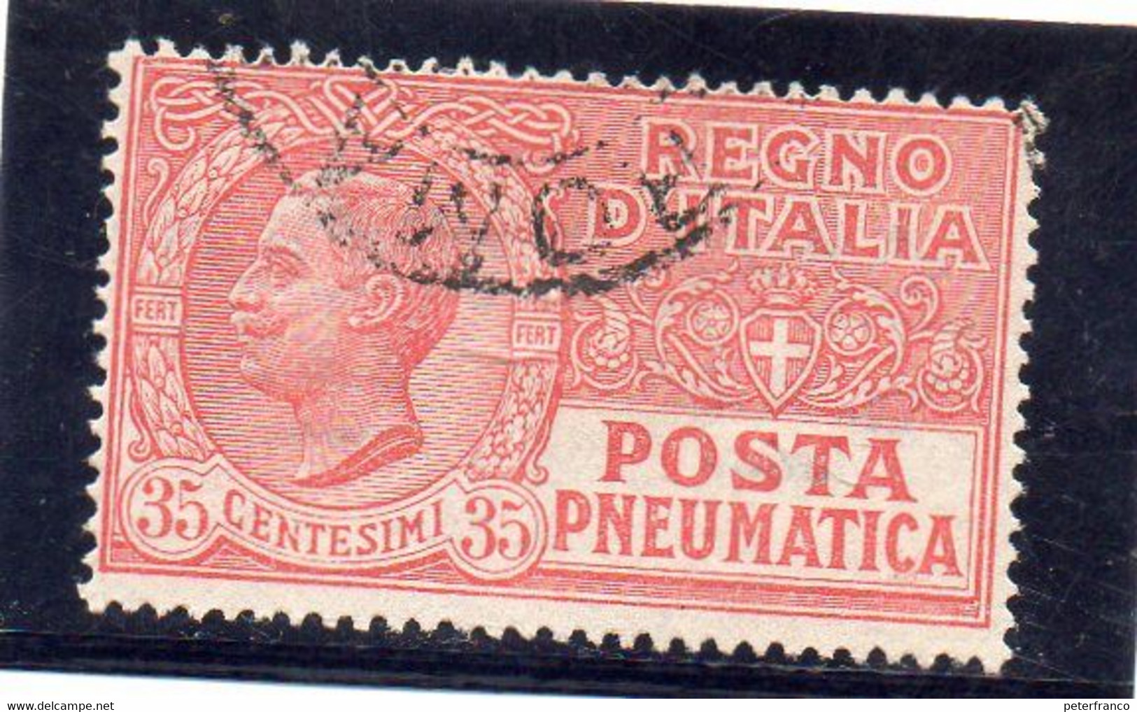 B - 1927 Italia - Posta Pneumatica - Pneumatische Post