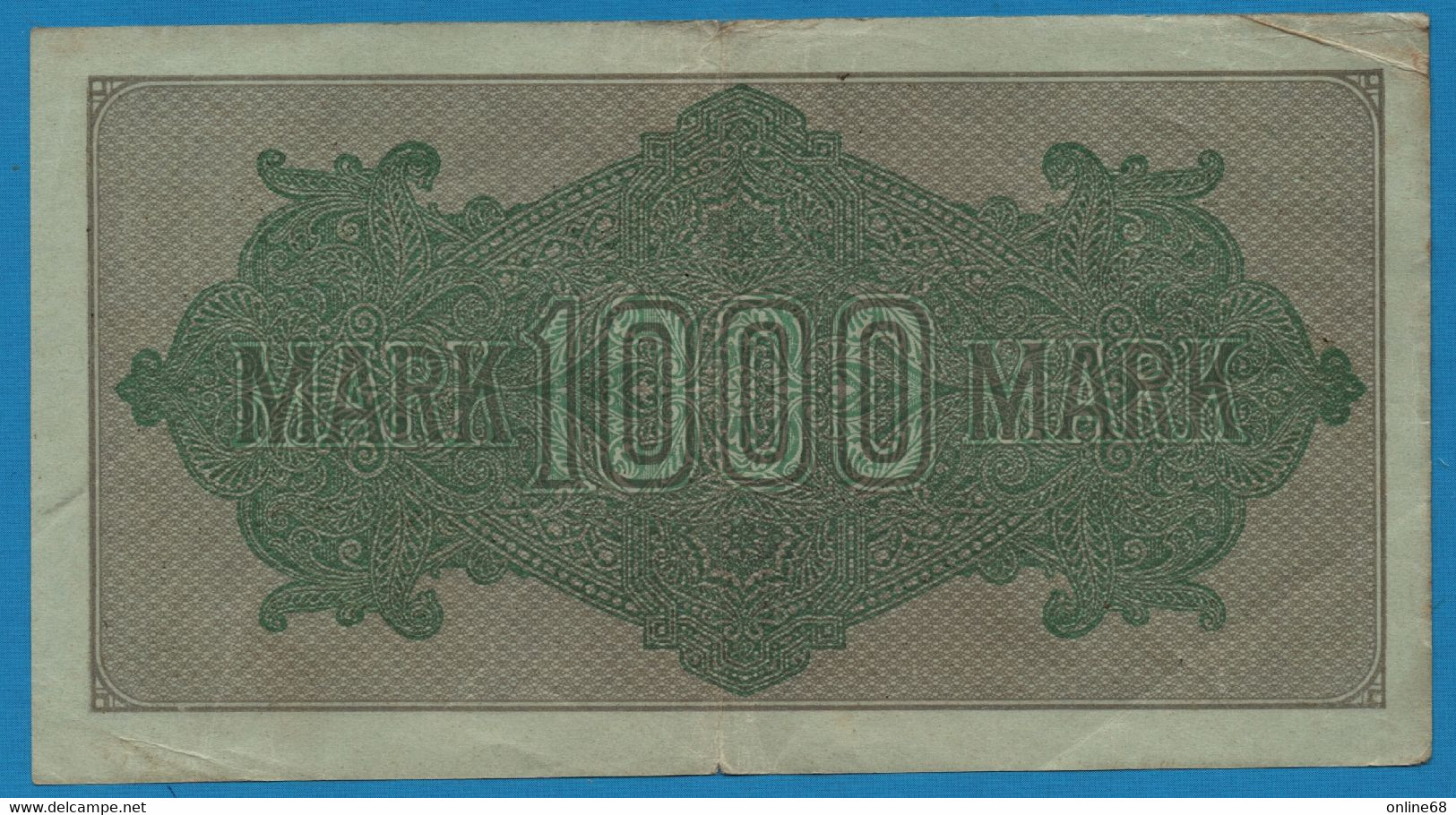 DEUTSCHES REICH 2 X 1000 MARK 15.09.1922  # MK Q 105107 + 108  P# 76h - 1000 Mark