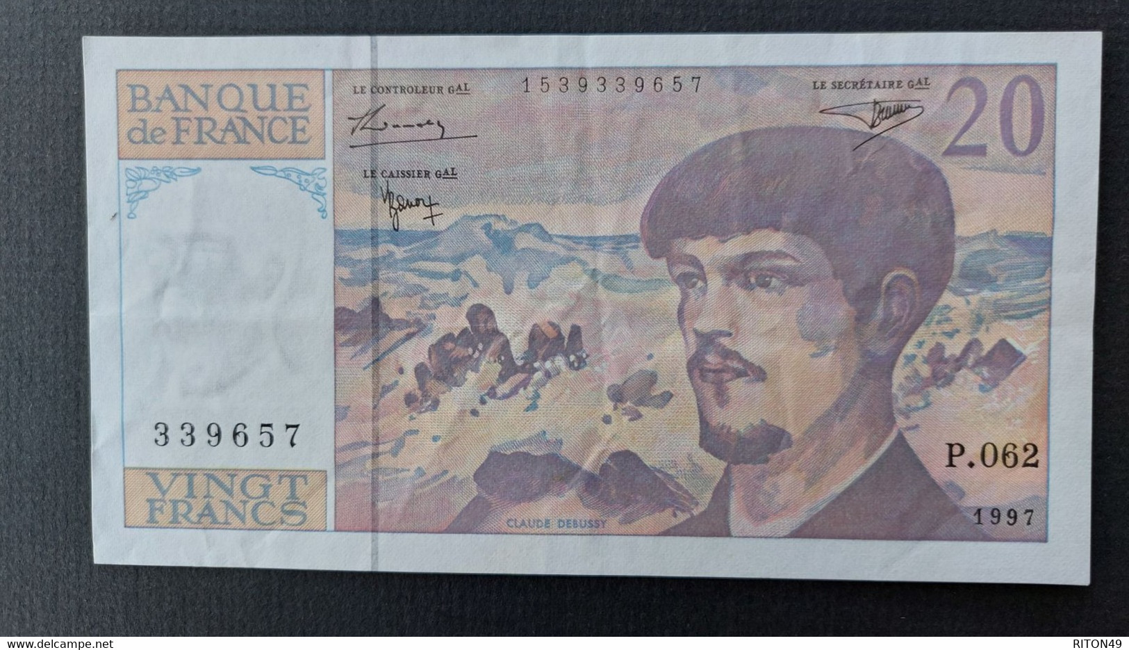 BILLET 1997 FRANCE 20 FRANCS - 20 F 1980-1997 ''Debussy''