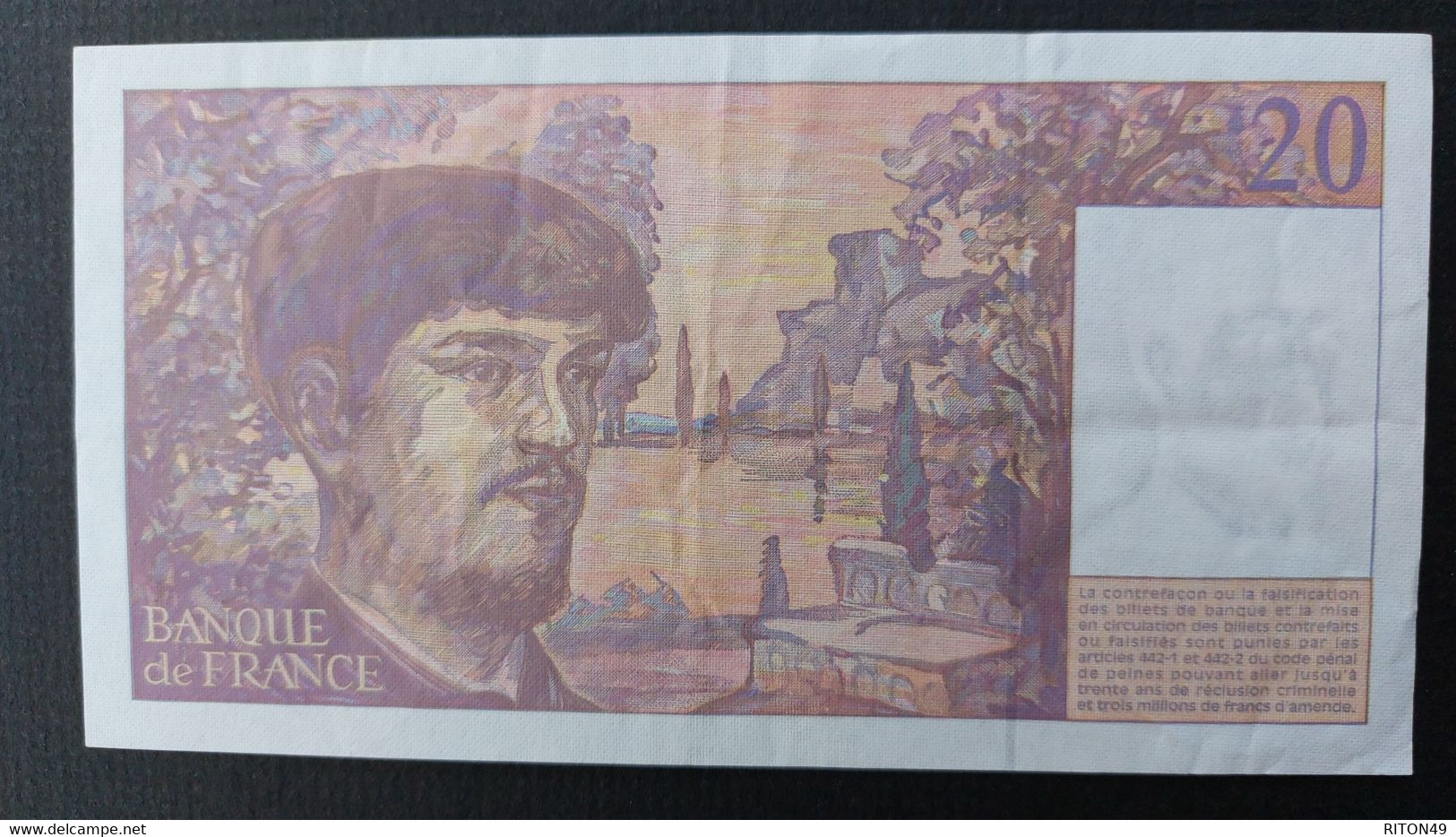 BILLET 1997 FRANCE 20 FRANCS - 20 F 1980-1997 ''Debussy''