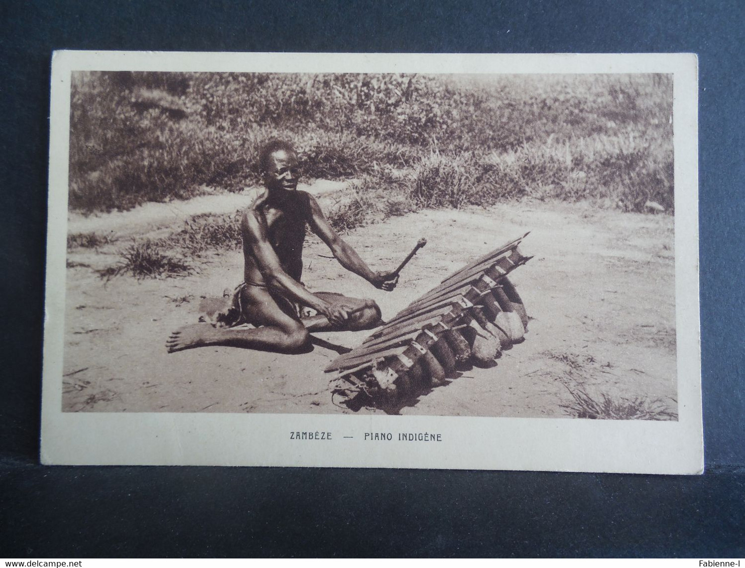 CPA - Zambèze - Piano Indigène - Zambia