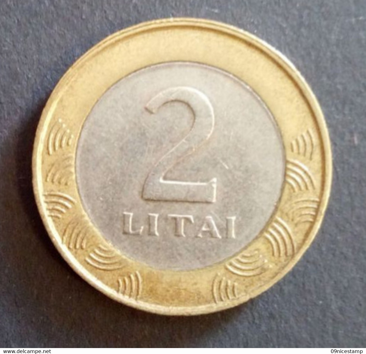 Lietuva, Used, 2 Litai Coin - Lithuania