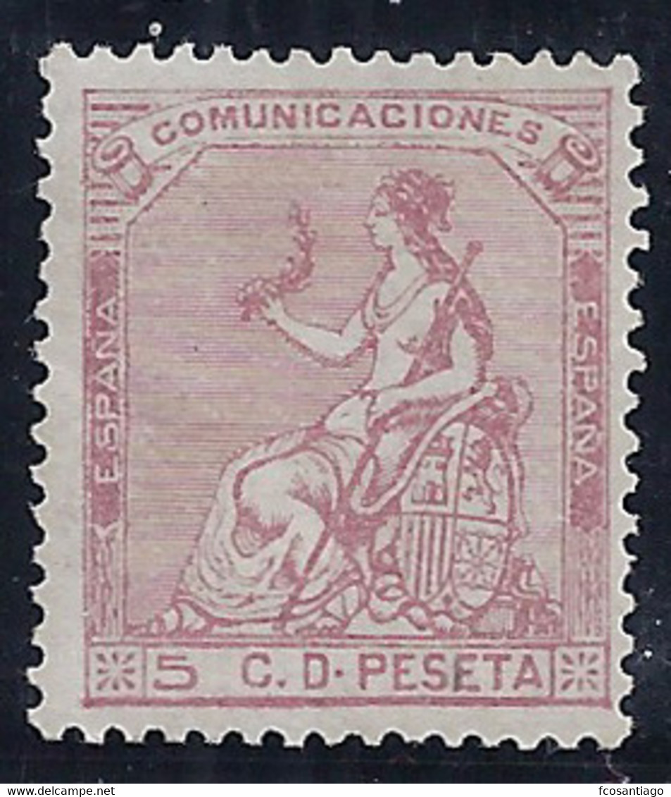 ESPAÑA 1873 - Edifil #132 - MLH * - Unused Stamps