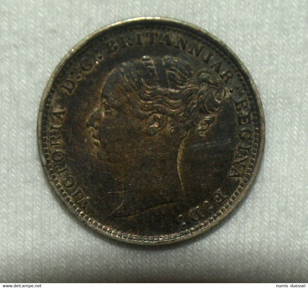 Silber/Silver Großbritannien/Great Britain Victoria Young Head, 1885, 3 Pence VZ/XF - Sonstige & Ohne Zuordnung