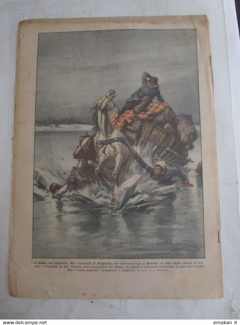 # DOMENICA DEL CORRIERE N 10 / 1929 PADERNO (UDINE ) AUTO ENTRA IN CASA / PRESSO BELGRADO - First Editions