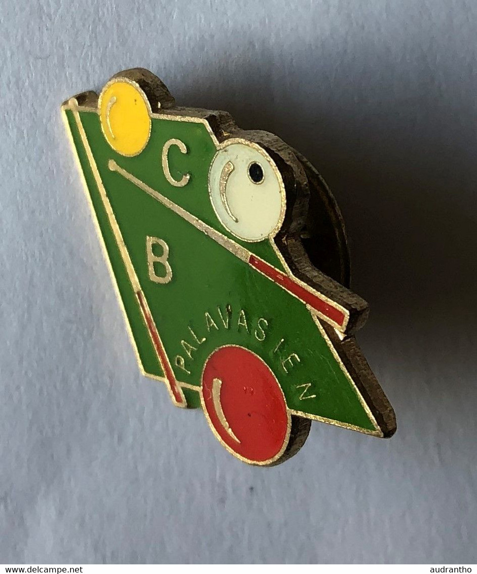 Pin's BILLARD C B Palavasien Palavas Les Flots - Billiards