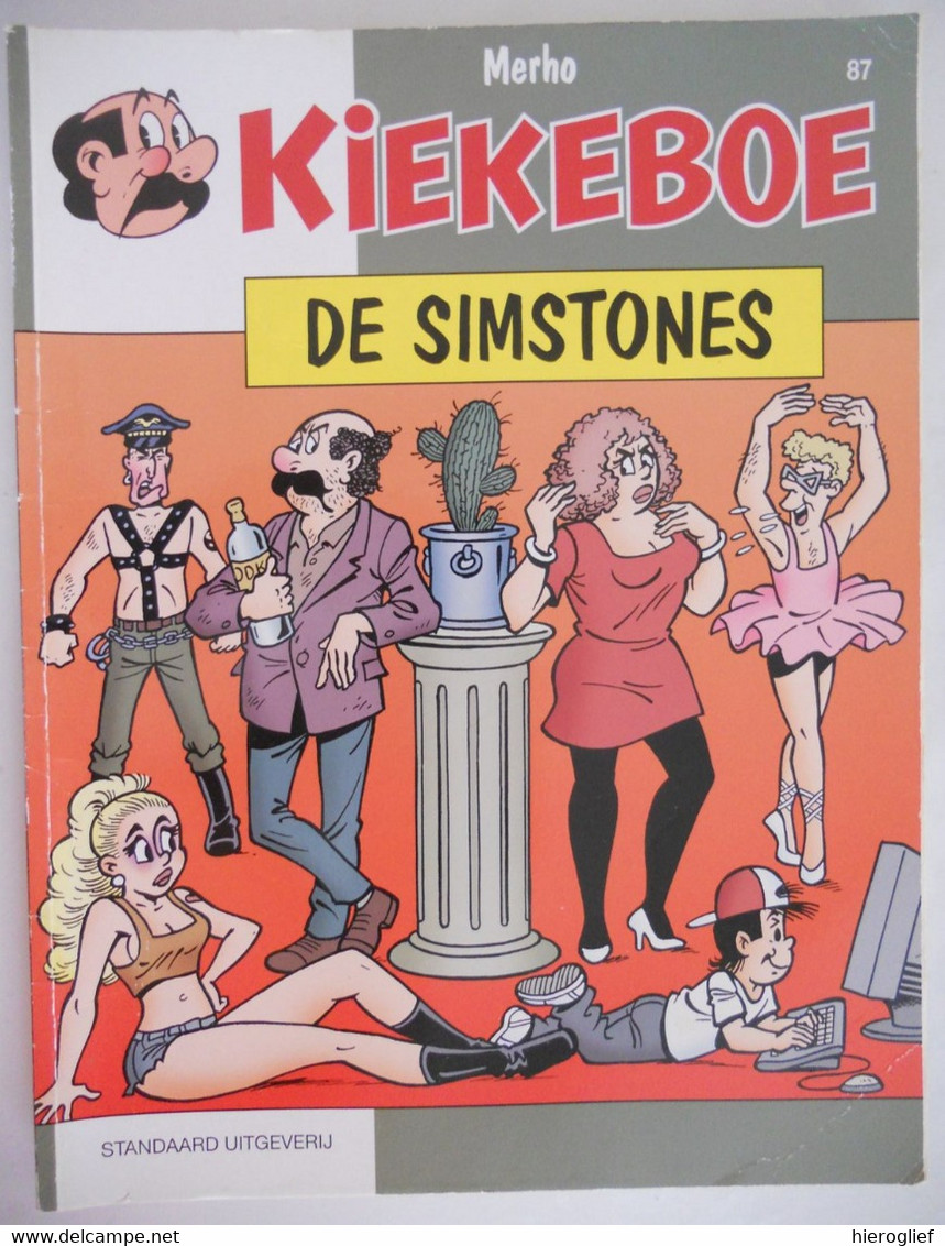 KIEKEBOE 87 - DE SIMSTONES  Door Merho - EERSTE DRUK 2000 / STANDAARD Uitgeverij - Kiekebö
