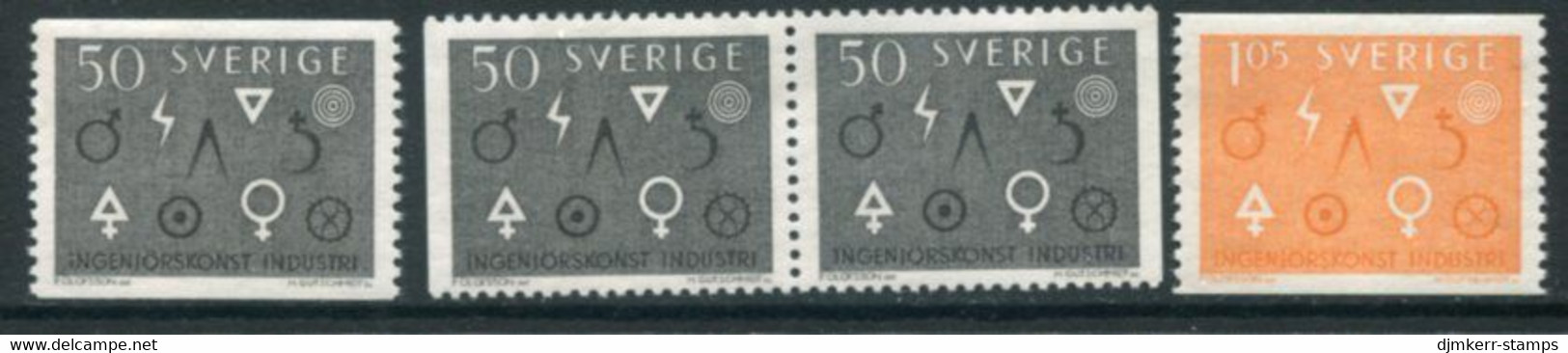 SWEDEN 1963 Engineering And Industry MNH / **.  Michel 506-07 - Unused Stamps