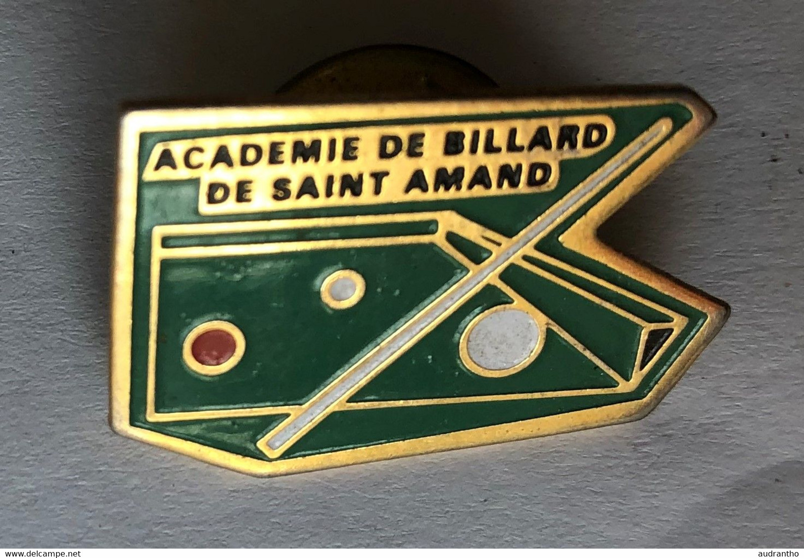 Pin's Académie De BILLARD De Saint Amand - Billard