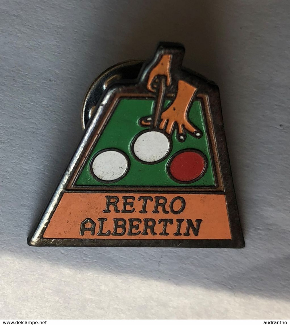 Pin's BILLARD Rétro Albertin Ville D'Albert Somme - Billiards