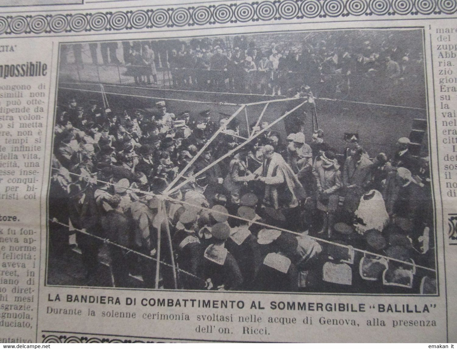 # DOMENICA DEL CORRIERE N 17 / 1929 SCONTRO AEREO / SOMMERGIBILE BALILLA / ABISSINIA / PROGRAMMA RADIOFONICO - Prime Edizioni