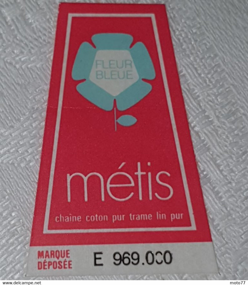 LINGE Neuf de stock Boite d'origine - SERVICE TABLE "Senlis" : 12 COUVERTS Serviettes Nappe 1.5x2.9 m - Coton Lin - 1950