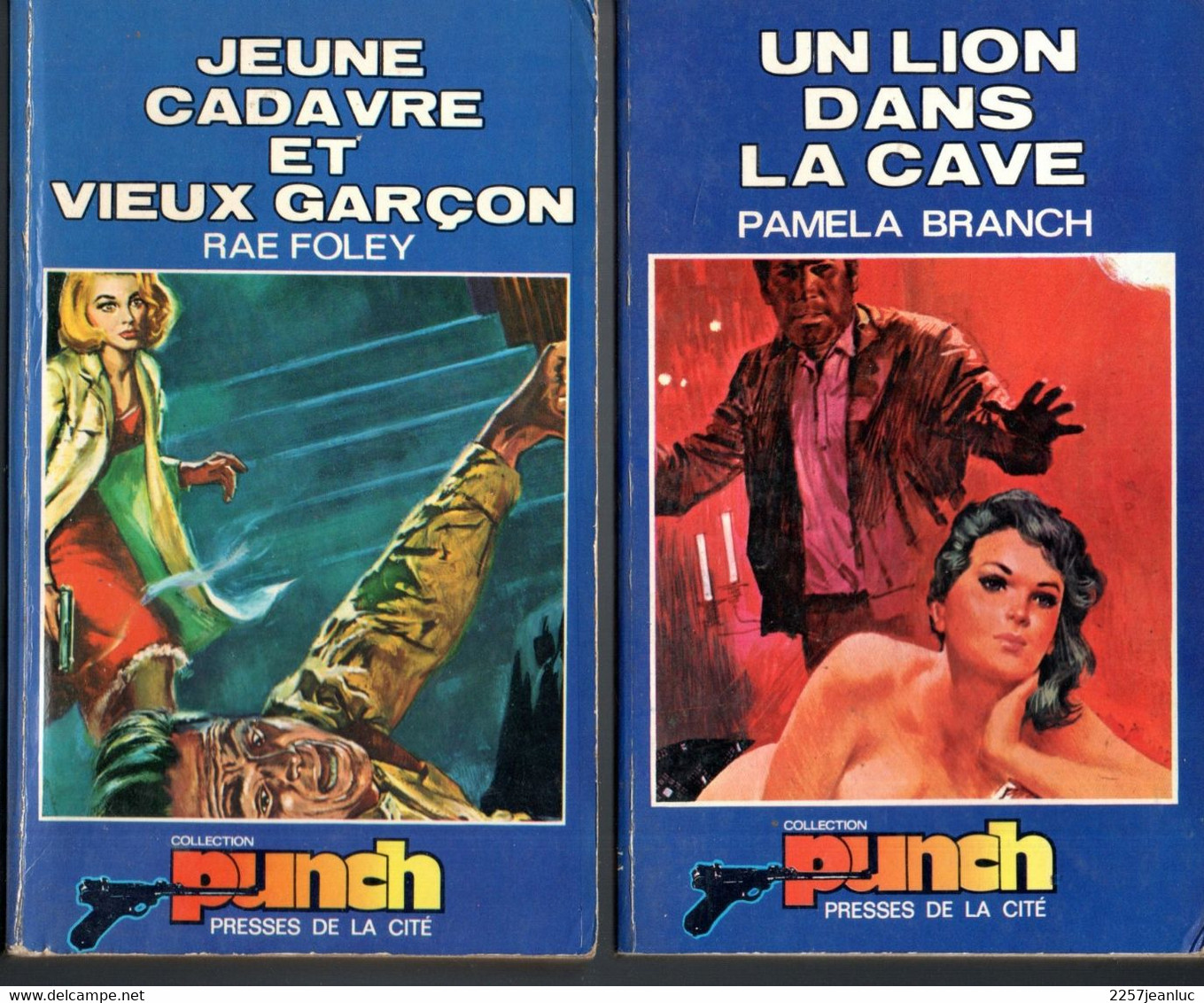 2 Romans Collection Punch - Jeune Cadavre Et Vieux Garçon  & Un Lion Dans La Cave  N: 3 Et 50 De 1956 - Presses De La Cité