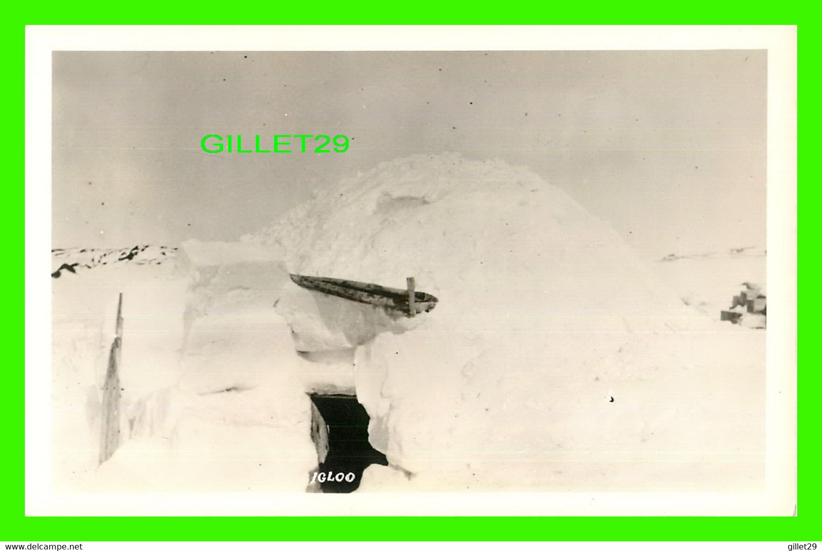 YUKON - IGLOO - CARTE PHOTO - - Yukon