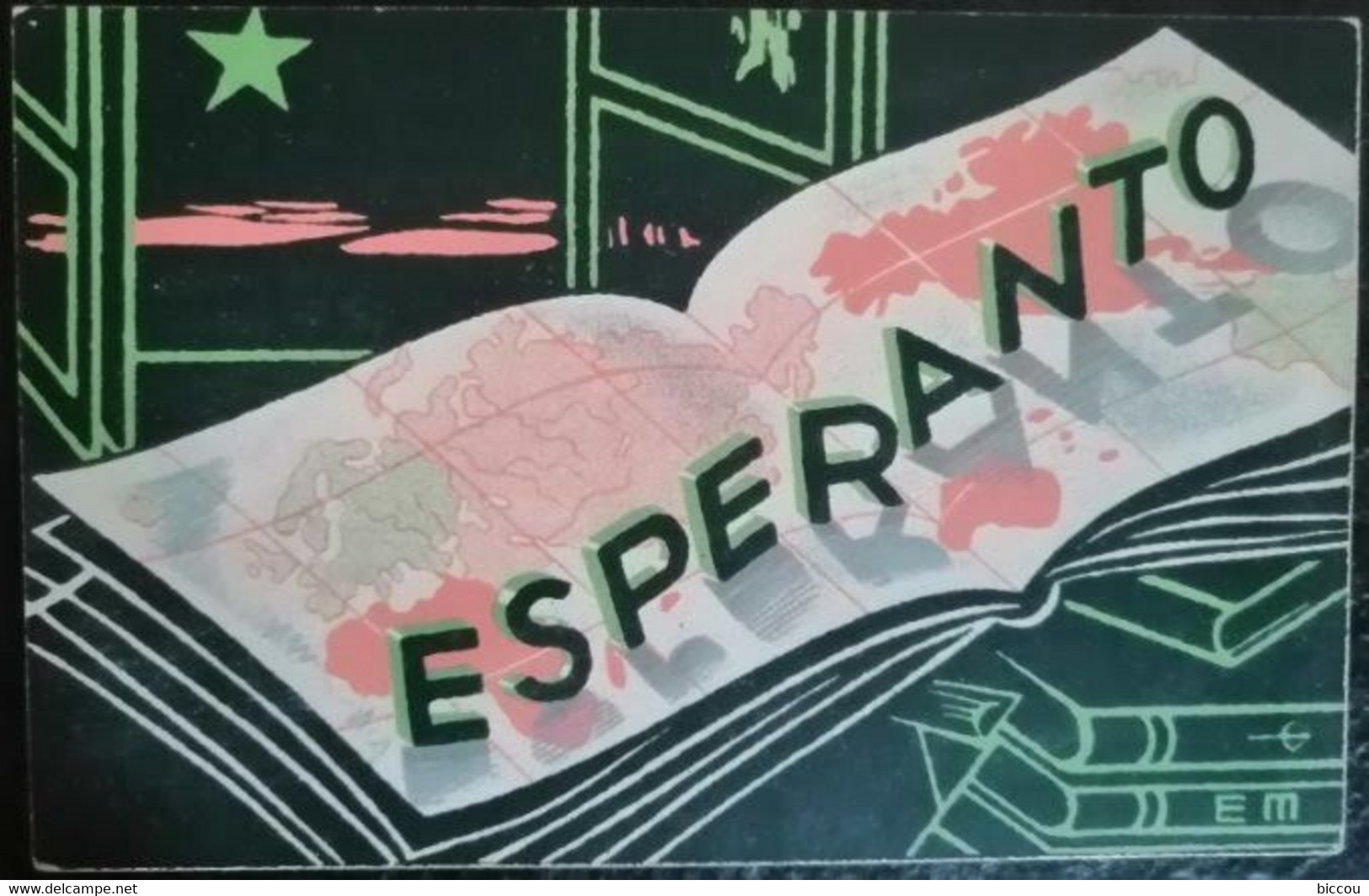 Cp Post Karto ESPERANTO (Union Espérantiste De France) - Esperanto