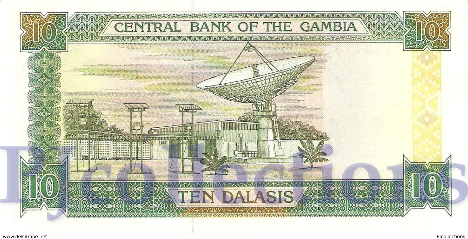 GAMBIA 10 DALASIS 1991/95 PICK 13b UNC - Gambia