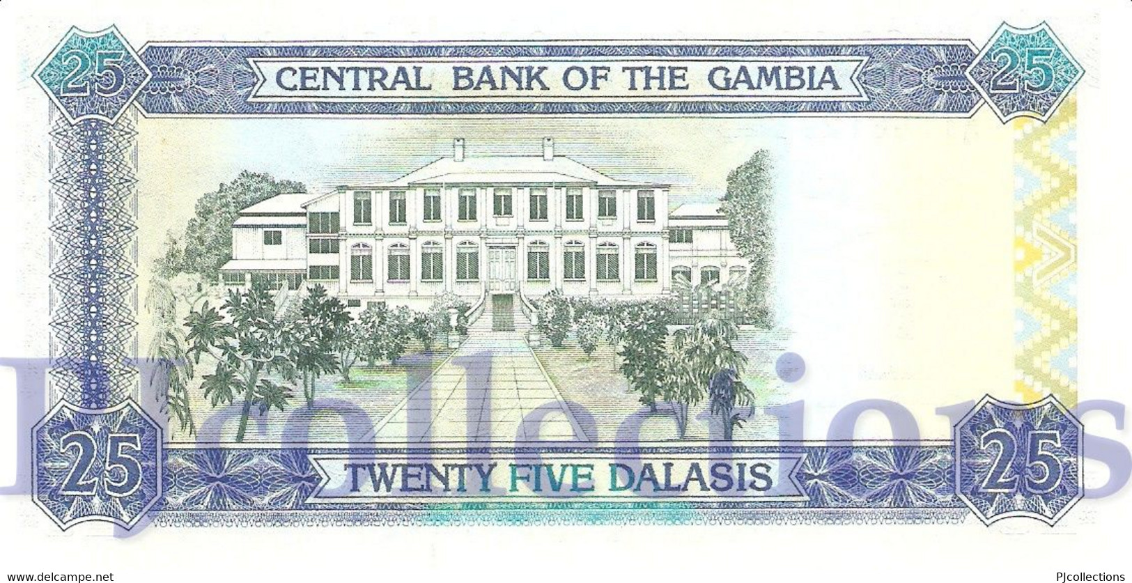 GAMBIA 25 DALASIS 1991 PICK 14a UNC - Gambia