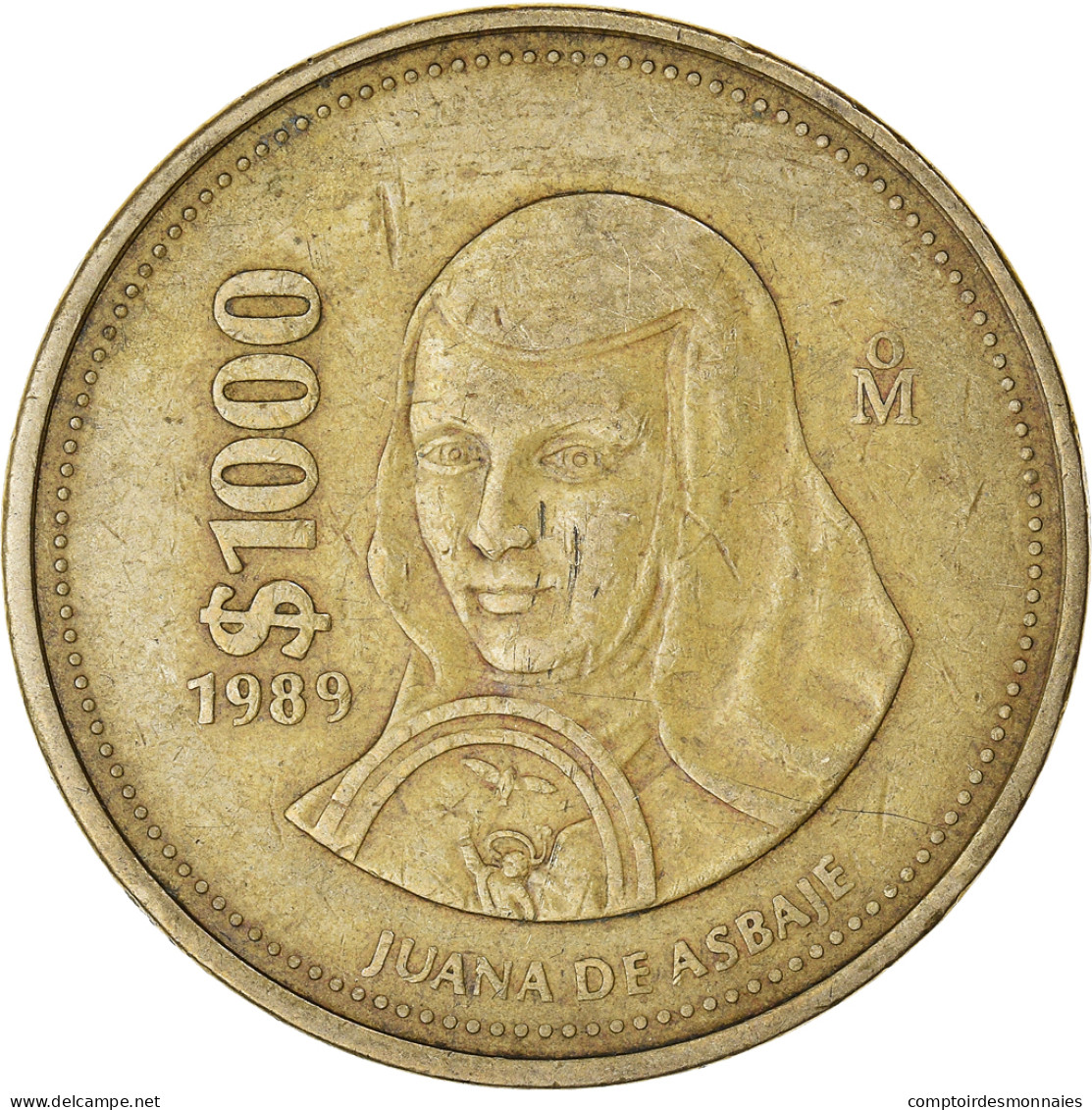 Monnaie, Mexique, 1000 Pesos, 1989, Mexico City, TTB, Bronze-Aluminium, KM:536 - Mexique