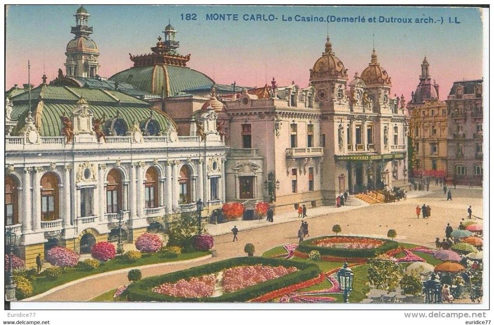 Ancien Carte Postale 50 - Monte Carlo Editions D'art Rostan Et Munier, Nr 182 Non Circulee - Les Terrasses