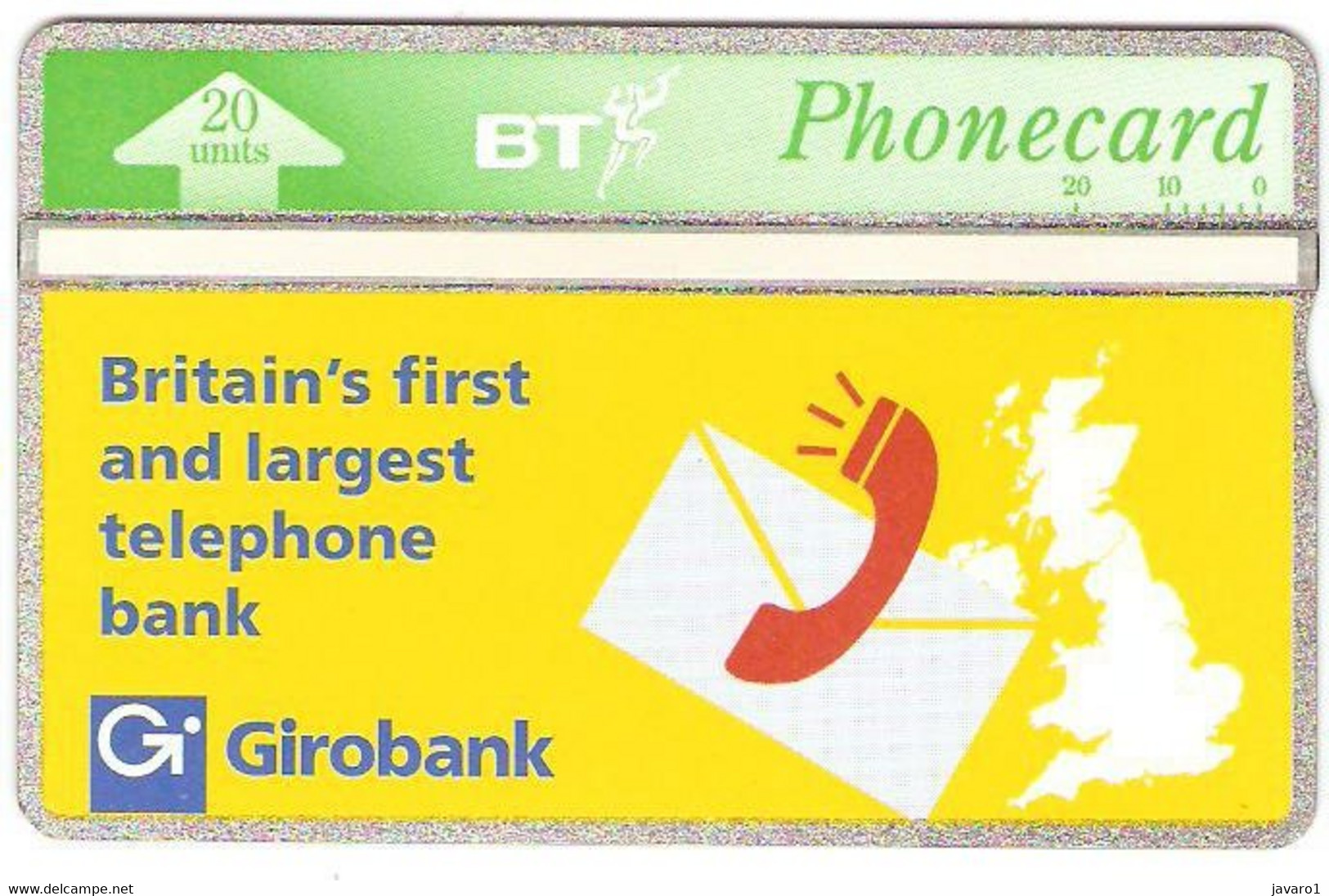 ENGLAND : BTP194 20u GIROBANK ( Batch: 348C79138) MINT - BT Allgemeine